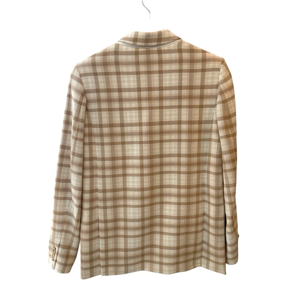 NWOT Wilfred Tan and Cream Plaid Blazer - Picture 15 of 16
